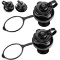 thumbnail image 1 of 2 Pcs Inflatable Boat Air Valve, Boston Spiral Air Plugs Quick Inflate , Raft, Pool Boat-black, 1 of 5