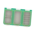 thumbnail image 2 of Pitycbo Pocket-size Tackle Tray Box Fishing Box for Fly Fishing Freshwater Saltwater Green, 2 of 9