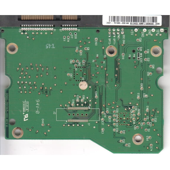 WD5000KS-75MNB0, 2061-701383-E00 AK, WD SATA 3.5 PCB