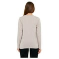 thumbnail image 6 of Wear Sierra Women’s Long Sleeve V-Neck T-Shirt, Stone Soft Pima Cotton, Small, 6 of 9