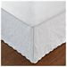 thumbnail image 2 of Paisley QuiltedWhiteBed Skirt 18Queen, White, 2 of 2