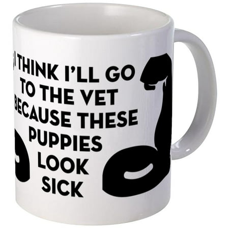 CafePress - Sick Puppies Biceps - Unique Coffee Mug, Coffee Cup