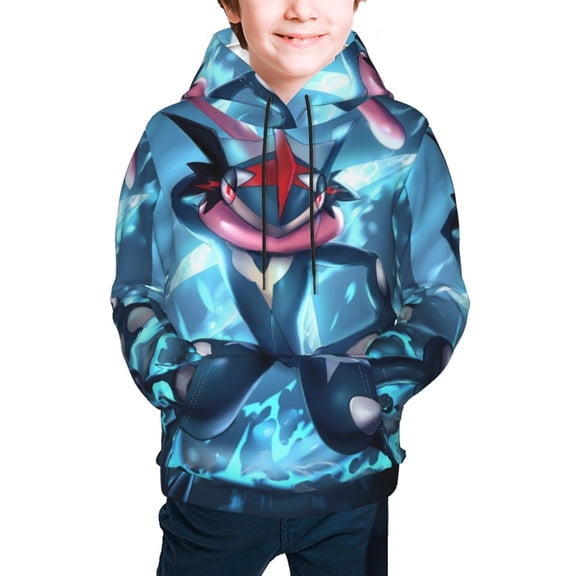 Youth Cartoon Hoodie Fashion Long Sleeve Kids Pullover Coat Casual Hoody Hooded Sweatshirts for Boys Girls