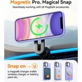 thumbnail image 4 of 3-in-1 Entronix Bundle for iPhone 11, Magnetic Sturdy Matte Case 2 Screen Protector, Purple, 4 of 8