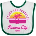 thumbnail image 3 of Inktastic Summer Enjoy the Sunshine Panama City Florida in Pink Boys or Girls Baby Bib, 3 of 4