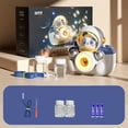 thumbnail image 1 of Bubble Machine Automatic Bubble Blower Portable Bubble Maker For Kids 2 Speed Levels Outdoor Indoor Plug in or Batteries Bubble Toys High Output White, 1 of 7