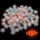 thumbnail image 3 of 100 piezas mini redonda LED bola lámpara globo luz, largo tiempo de espera bola globo luces para linterna de papel globo luz fiesta boda decoración, fiesta cumpleaños, festival luces decorativas (rosa, 3 of 5