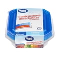 thumbnail image 1 of Set de contenedores Great Value cuadrados desechables 3 pzas de 740 ml, 1 of 3