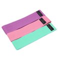 thumbnail image 2 of Resistance Hip Bands Set Strength Training Exercise Fitness Home Yoga 30x3inch, 2 of 9