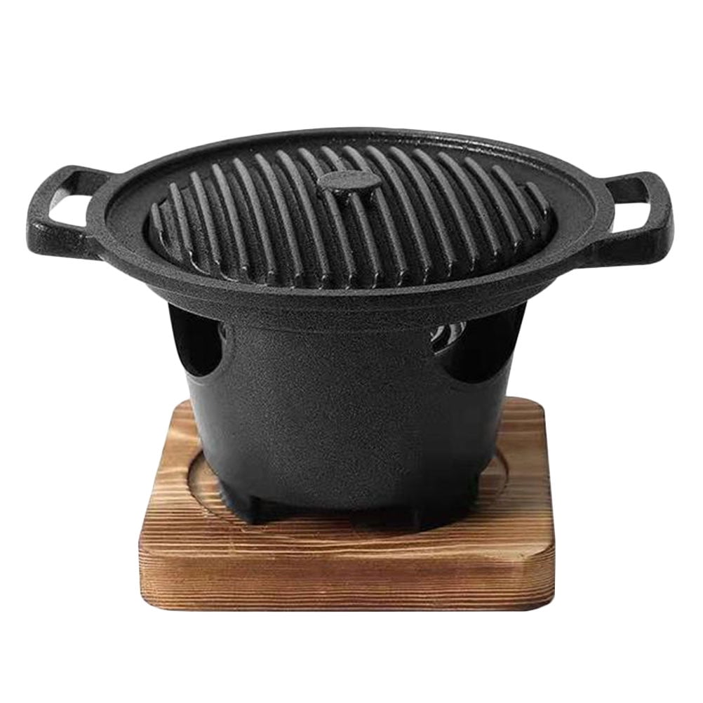 PAMINGONO 1Set Grill Stove with Space Saving Design Non Stick Aluminum for Home Use in Assorted Colors