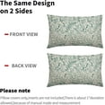 thumbnail image 4 of Orange Blue Ethnic Boho Pillow Covers 18X18 Inch Bohemian Carpet Vintage Couch Pillow Cases Rust Coral Floral Throw Pillows Set of 2 Rustic Home Decor for Living Room Bedroom Bed Cushion Outdoor, 4 of 6