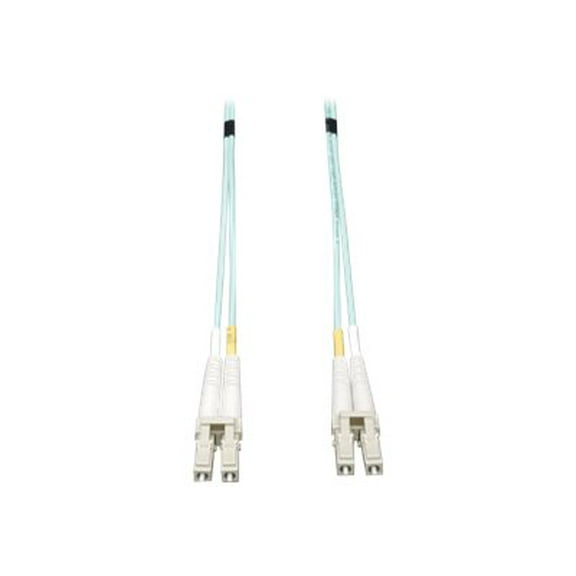 Tripp Lite 4m 10Gb Duplex Multimode 50/125 OM3 Fiber Cable LC/LC Aqua N82004M