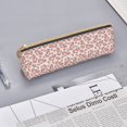 thumbnail image 3 of Rocae Rose Flowers for Leather Pencil Case - Zippered Pen Case Stationery Bag Zipper Pouch Pencil Holder For Men Women Businessmen And Artists, 3 of 5