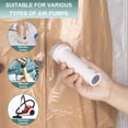 thumbnail image 3 of Hanging Pocket Vacuum Storage Bags with Electric Pump, 6PCS (3 Jumbo/3 Large) Space Saver Closet Organizer, Vacuum Garment Bags for Hanging Clothes to Reduce Wrinkles for Suits, Jackets and Bedding, 3 of 8