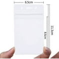 thumbnail image 4 of 10 Pack Heavy Duty ID Card Badge Holder with Resealable Zipper, Waterproof Type PVC ID Card Holder, Vertical Style, Clear, by CypesCrafts, 4 of 5