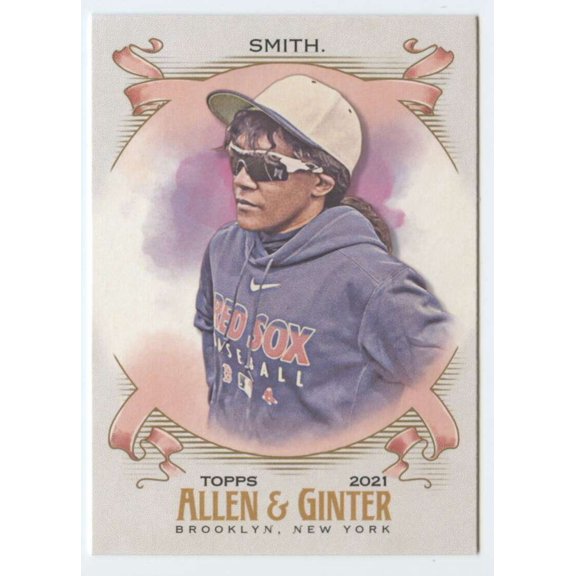 Collectible 2021 Topps Allen and Ginter #240 Bianca Smith Boston Red Sox MLB Baseball Trading Card