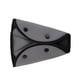 thumbnail image 4 of Ajustador triangular del cinturón de seguridad para niños del coche Algodón transpirable cómodo y respetuoso con el medio ambiente para automóvil Gris, 4 of 5