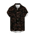 thumbnail image 2 of Awdenio Hawaiian Shirt for Men Short Sleeves Tropical Printed Casual Button Down Summer Beach Floral Shirts, 2 of 5