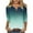 Blue, variant on Wancir Womens Long Sleeve Tops Casual V Neck T Shirts Loose Fit