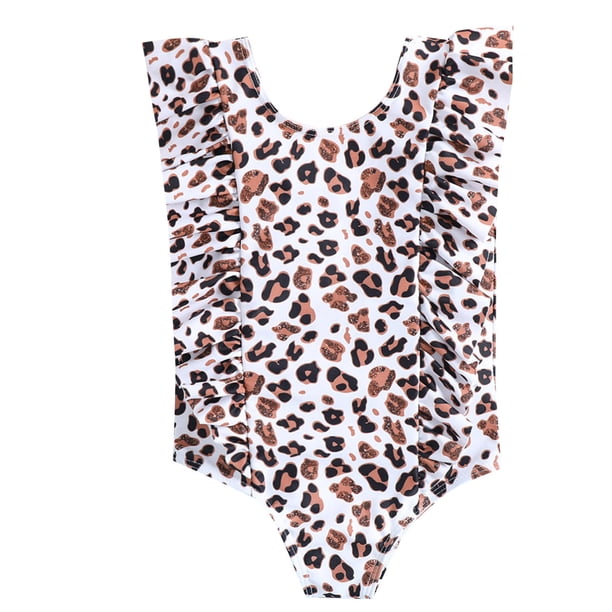 Laklulu Trajes de baño para niñas Traje de baño para niñas Traje de baño para niñas Traje de baño de una pieza con volantes Traje de baño para niñas Traje de baño de una pieza estampado para niñas