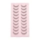 thumbnail image 1 of Pestañas postizas únicas Bargains 10 pares para maquillaje negro B-1, 1 of 5