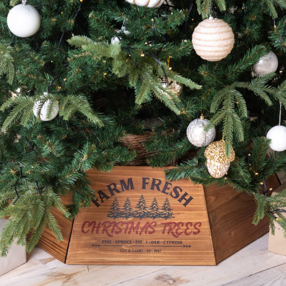 ReLive Slender Christmas Tree with Burlap Base 48" Douglas Fir 