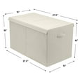 Sorbus Kids Large Toy Storage Chest with Lid, Beige