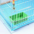 thumbnail image 4 of 2 Pcs Bird Bathtub Parrot Parakeets Shower Bird Feeder for Cage Bathtub Box for Small Bird Parrot,Green, 4 of 12