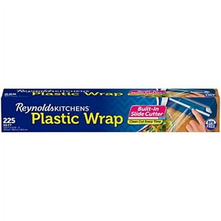 ECOOPTS Cling Wrap Plastic Food Wrap with Slide Cutter and BPA Free Plastic  Wrap 12IN×1000FT