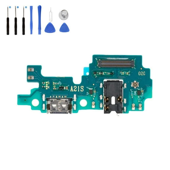 Eutoping USB Charging Port For Samsung Galaxy A21S A217F Dock Connector Charger Board Flex Cable Assembly Replacement with tool