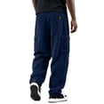 thumbnail image 5 of WJOSBXT Corduroy Pants Mens Wide Leg Cargo Pants 2026 Baggy Drawstring Carpenter Pants Relaxed Fit Big and Tall Elastic Waist Loose Running Trousers 2XL, 5 of 9
