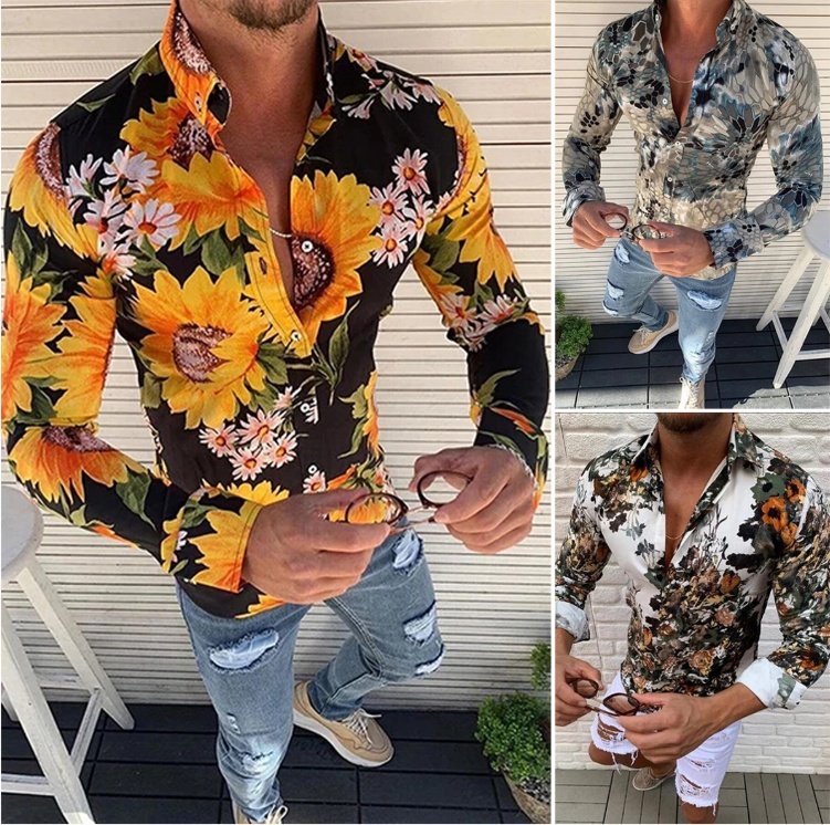 s Casual Dress Shirt Long Sleeve Slim 
