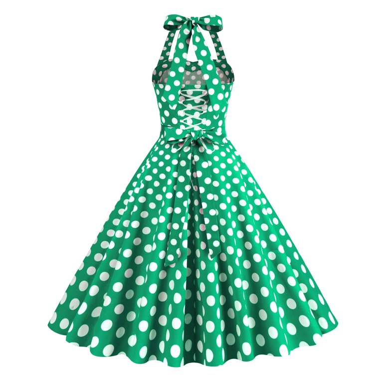 pink dress with green polka dots Maneater Wiggle Dress in Rose Pink Polka Dot main image 1