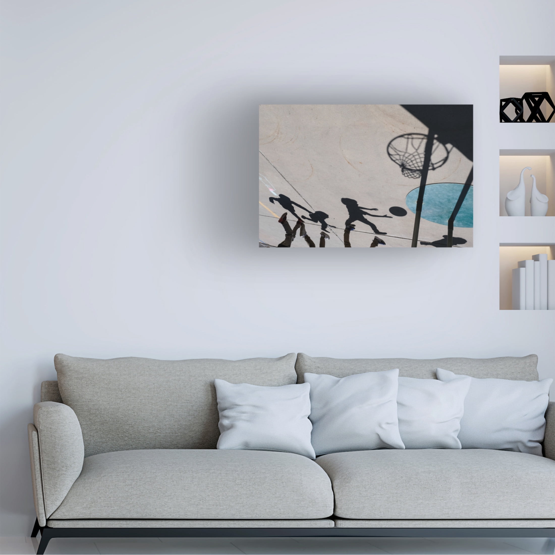 Trademark Fine Art Sydney Harter The Game Canvas Wall Art