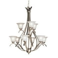 thumbnail image 2 of 2520NI Kichler Lighting Dover - 9 Light Chandelier - With Transitional Inspirations - 37 Inches Tall By 27.75 Inches Wide     -Traditional, 2 of 2