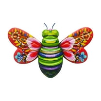 MOQIN Metal Butterfly Wall Art Outdoor Decor, Mexican Pottery Outdoor Decor, Garden Decoration Hanging for Fence,Yard, Patio,Living Room,Bedroom