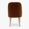 thumbnail image 6 of WestinTrends Mid-Century Modern Upholstered Boucle Dining Chair, Rust Orange (Set of 2), 6 of 12