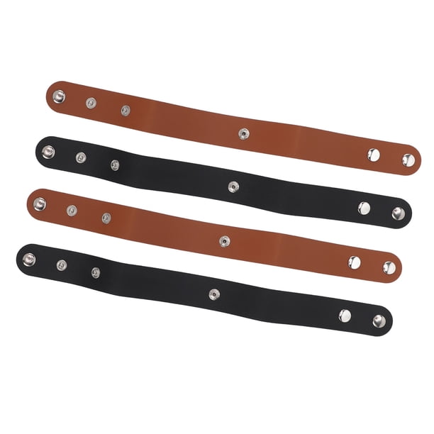 Fondo de Látigo de Cuero, Ergonímico 4pcs Accesorios de Funda de Látigo Liviano Marrón Negro para Látigos de Equitación