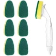 thumbnail image 1 of Heavy Duty Dish Wand with 7 Replaceable Sponge Heads, 1 of 4