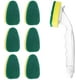 thumbnail image 1 of Varilla para lavar platos de alta resistencia, 1 varilla para lavar platos con 7 cabezales de repuesto, esponja para lavar platos con mango, esponja para fregar para cocina, fregadero, baño, cepillo, 1 of 6