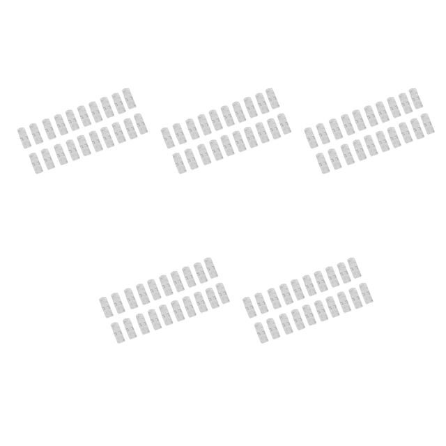 100pcs / Lot Fil Fixation Pince de Bureau Fil Effacer Clips Support de Clip de Câble Dispositif de Support de Cordon USB