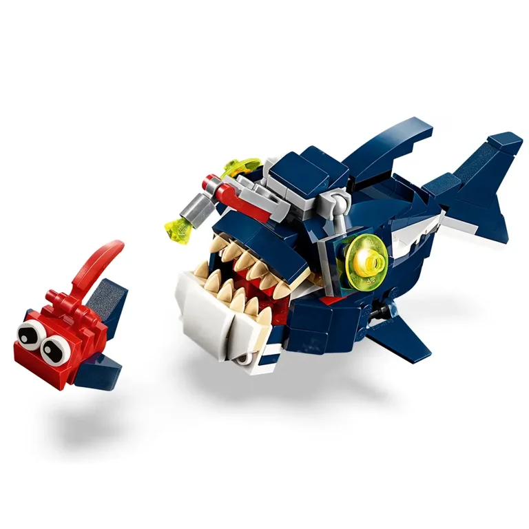 LEGO Creator 3in1 Deep Sea Creatures, Shark, Crab, Squid, Angler