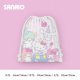 thumbnail image 1 of Bolsa de tela pequeña con cordón de la familia Sanrio con dibujos animados, bolsa de almacenamiento para artículos diversos para estudiantes, bolsa de cosméticos, bolsa de lavado portátil, 1 of 1