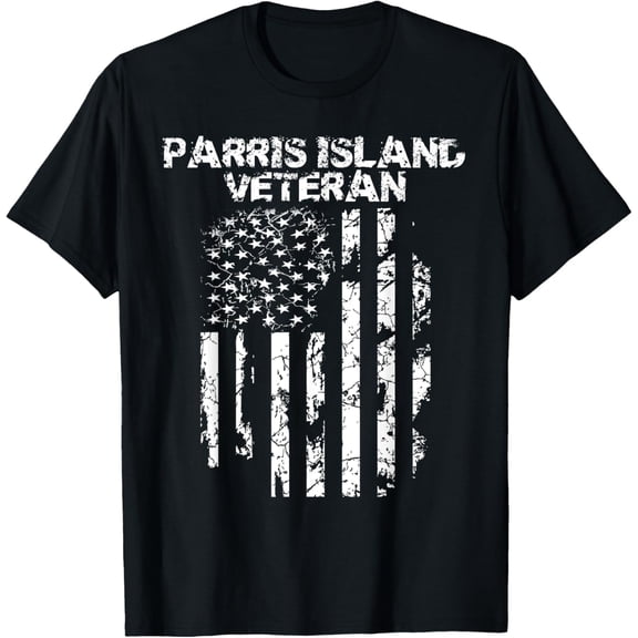 Parris Island Veteran T-ShirtMilitary Tee Co.