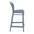 thumbnail image 4 of Compamia Marcel Contemporary Resin Indoor Outdoor Counter Stool Dark Gray, 4 of 6