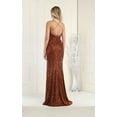thumbnail image 2 of Formal Dress Shops Inc Juniors Womens Sequined Prom Long Dress And Plus Size, 2 of 5