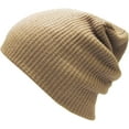 thumbnail image 2 of Solid Slouch Beanie Snug Baggy Fit Skull Cap Winter Hat Ski, 2 of 8