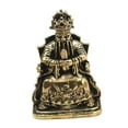 thumbnail image 3 of Estatuilla del dios chino de la riqueza, escultura de , adorno decorativo de escritorio creativo de latón para boda, cafetería y dormitorio, 3 of 9