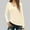 Beige, variant on Oversized Long Sleeve Shirts for Women Casual V Neck T Shirts Loose Fit Blouses Base Layer Undershirts Comfy Spring Fall Outfits, Army Green XXL