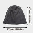 2PCS Headwear Womens Winter Hat Warm Chunky Cable Knit Hats Soft